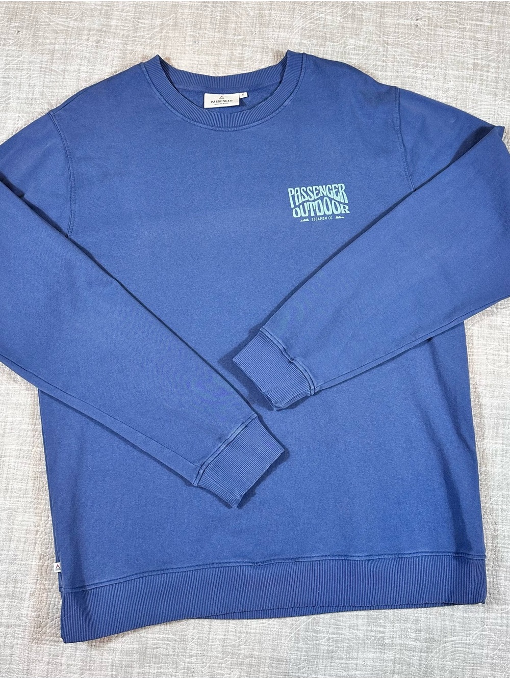 Passenger Outdoor Men's Navy Crewneck Sweatshirt